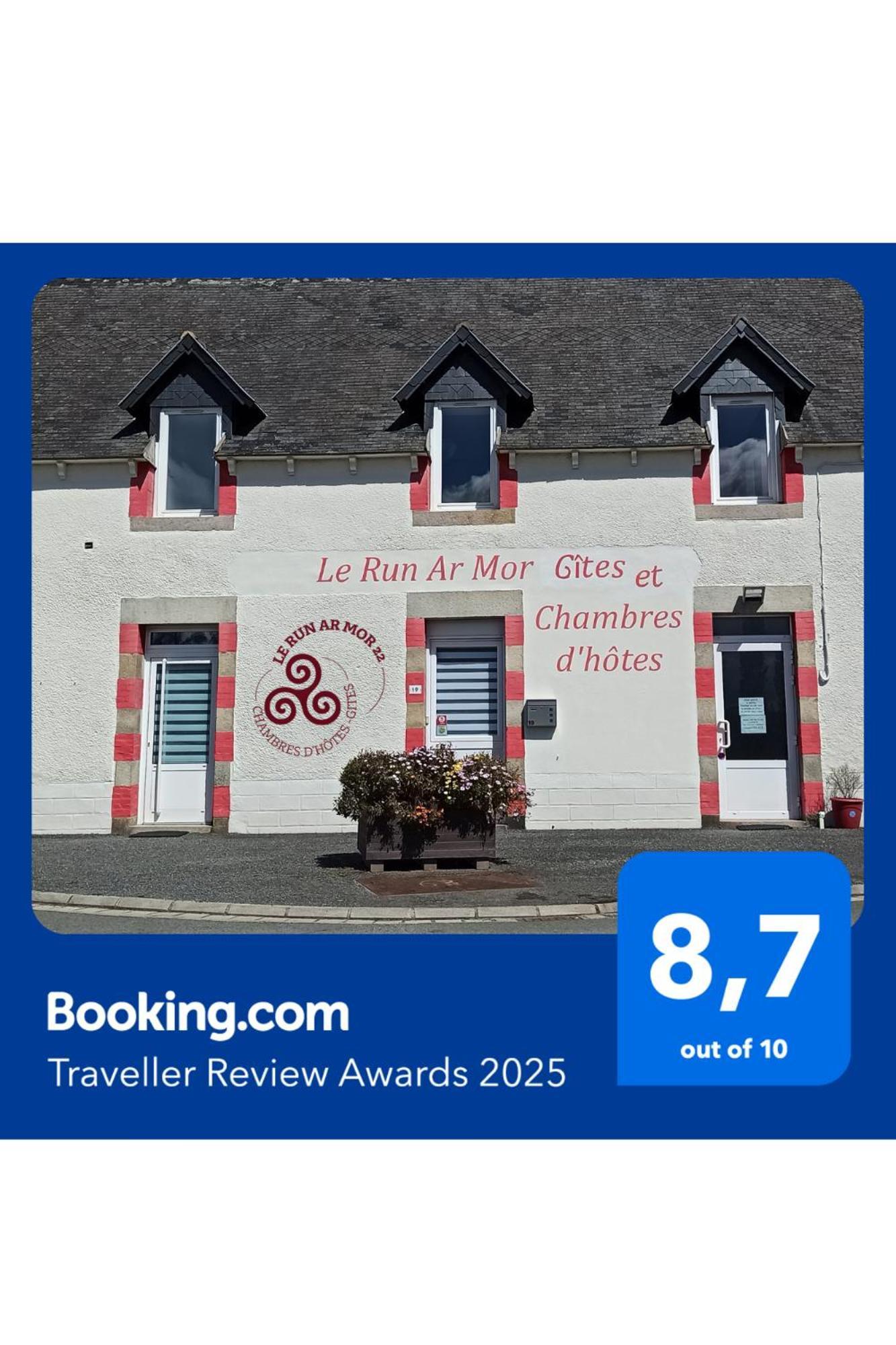 Le Run Ar Mor 22 Bed and Breakfast Locquémeau Exteriör bild
